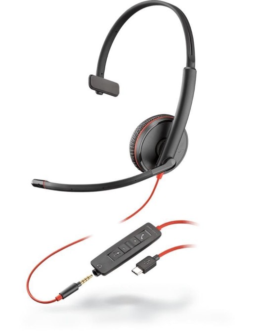 209750-201 Poly Blackwire 3215, USB-C 834330