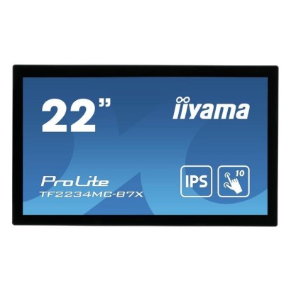TF2234MC-B7X iiyama 21.5", 1920x1080, 16:9, IPS LED, 8 ms, VGA, HDMI, DP, HDCP, DC 12 V, 517.5x313.5x46 mm
