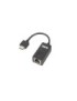 01YU027 Lenovo USB C - RJ-45, 0.08 m, Black