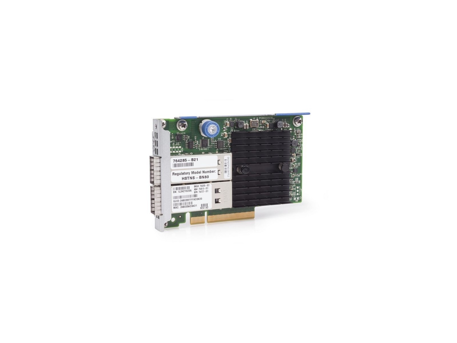 764285-B21-RFB Hewlett Packard Enterprise InfiniBand FDR/Ethernet 10Gb/40Gb 2-port 544+FLR-QSFP Adapter 764285-B21-RFB Hewlett Packard Enterprise InfiniBand FDR/Ethernet 10Gb/40Gb 2-port 544+FLR-QSFP Adapter