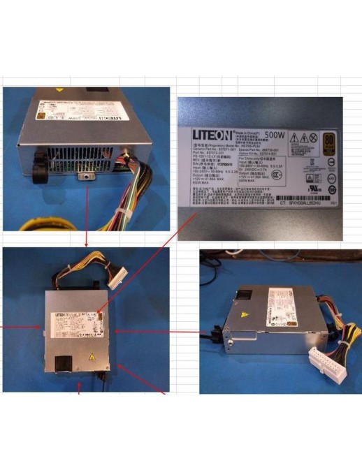 866726-001 Hewlett Packard Enterprise 1U power supply unit with 12V output, 500W capacity, single +12V rail, suitable for HPE Pr