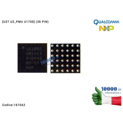 1610A2 IC Chip 1610A2 Power Charger TriStar SMD Fix Ricarica per Scheda Madre iPhone 6 6G 6+ 6 Plus 5S 5C [U2T U2_PMU U1700] ...