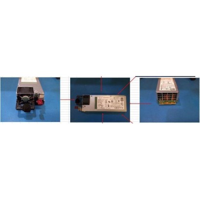 863373-001 Hewlett Packard Enterprise 1600W Flex Slot Platinum hot-plug power supply, 94% efficiency, designed for HPE ProLiant 