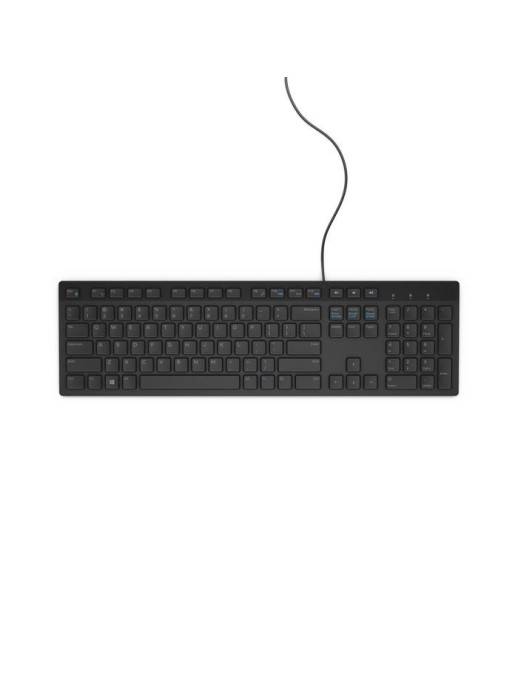 580-ADHK Dell Multimedia Keyboard KB216, QWERTY, US International, Black 3Y1D8, G4D2W, 0580-ADHK
