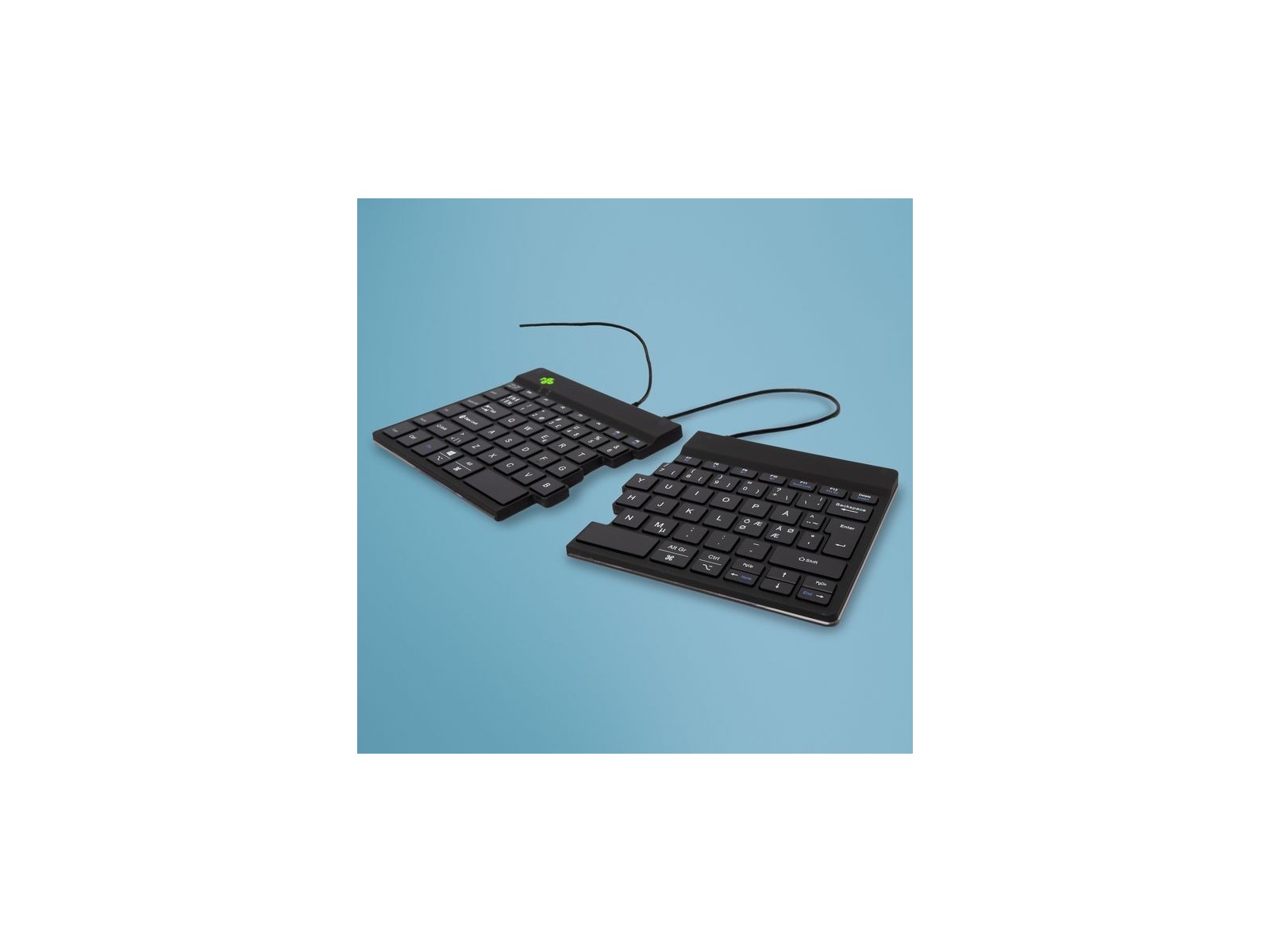 RGOSP-NDWIBL R-Go Tools R-Go Split Break Ergonomic Keyboard, QWERTY (Nordic), black, wired RGOSP-NDWIBL R-Go Tools R-Go Split Break Ergonomic Keyboard, QWERTY (Nordic), black, wired