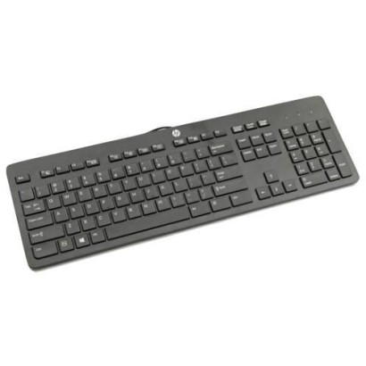 803181-031 HP USB Business Slim Keyboard, Black