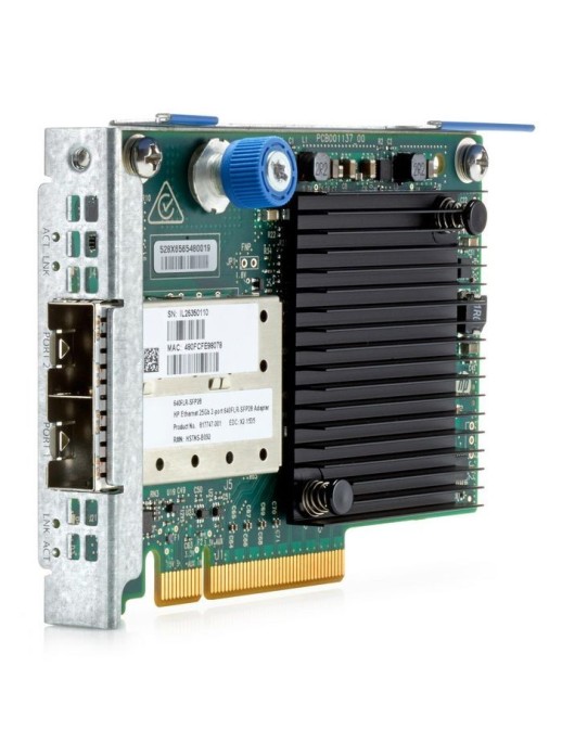 840139-001 Hewlett Packard Enterprise Ethernet adapter with 2 ports, supporting 10Gb and 25Gb speeds, SFP28 interface, compatibl