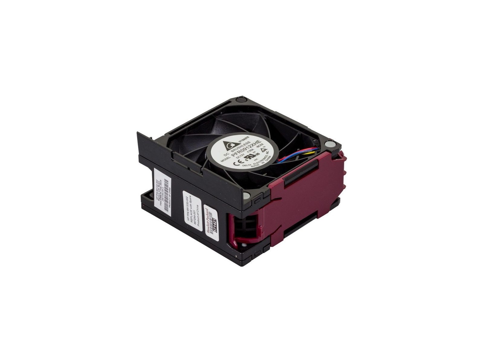 667254-001-RFB Hewlett Packard Enterprise Fan module assembly - 92mm x 92mm (3.62 inches x 3.62 inches) - Includes latch - Three 667254-001-RFB Hewlett Packard Enterprise Fan module assembly - 92mm x 92mm (3.62 inches x 3.62 inches) - Includes latch - Three