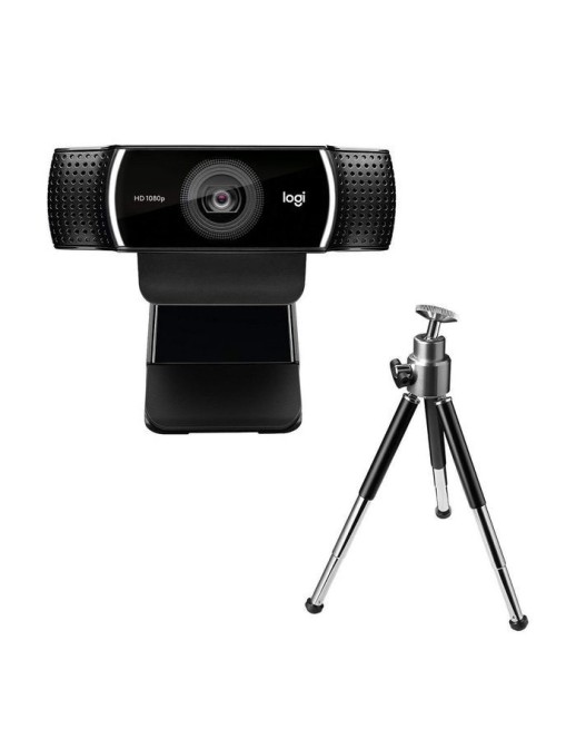 960-001088 Logitech C922 Pro HD Stream Webcam, 1080p/30fps, 720p/60fps, H.264, Tripod, 162 g 792304