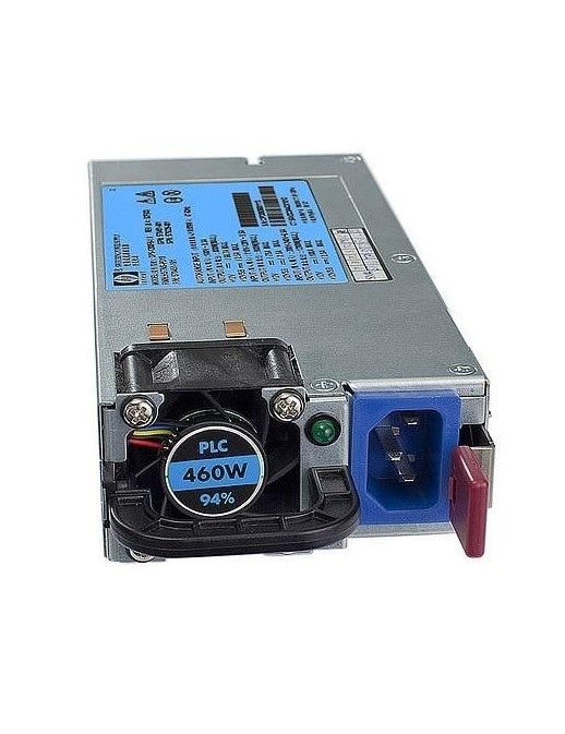 660184-001-RFB Hewlett Packard Enterprise 460W Power Supply 1U for ProLiant DL350e Gen8, DL385p Gen8, DL380p Gen8, DL360p Gen8 6