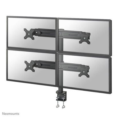 FPMA-D700D4 Neomounts Tilt/Turn/Rotate Quad Desk Mount (Clamp) For Four 19-30" Monitor Screens, Height Adjustable - Black