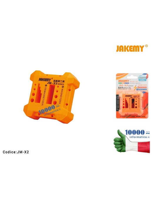 JM-X2 Magnetizzatore e Smagnetizzatore JACKEMY JM-X2 Strumento per cacciavite da lavoro Magnetizer Demagnetizer Screwdriver T...
