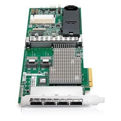 487204-B21-RFB Hewlett Packard Enterprise Smart Array P812/1G FBWC 2-ports Int/4-ports Ext PCIe x8 SAS Controller 487204-B21