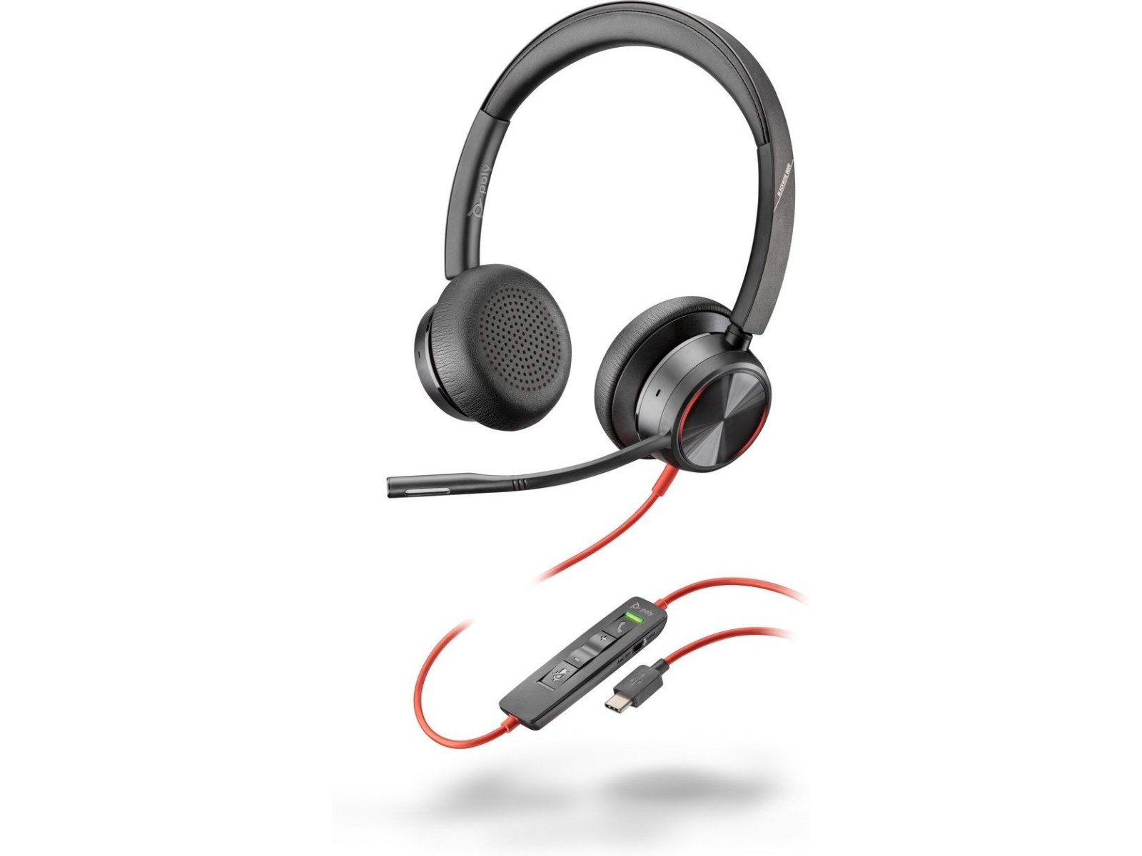 8X223AA HP Blackwire 8225 Stereo USB-C Headset +USB-C/A Adapter 214407-01 8X223AA HP Blackwire 8225 Stereo USB-C Headset +USB-C/A Adapter 214407-01