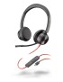 8X225AA HP Blackwire 8225 Stereo Microsoft Teams Certified USB-C Headset +USB-C/A Adapter 214409-01