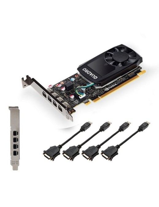 VCQP1000DVIV2-PB PNY Graphics Card Nvidia Quadro P1000 V2 4 Gb Gddr5