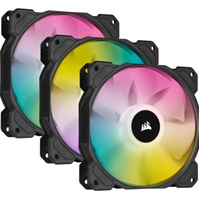 CO-9050109-WW Corsair Sp120 Rgb Elite Computer Case Fan 12 Cm Black 3 Pc(S)