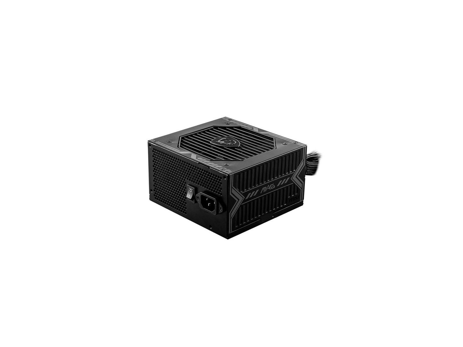 MAG A550BN MSI Uk Psu '550W, 80 Plus Bronze Certified, 12V Single-Rail, Dc-To-Dc Circuit, 120Mm Fan, Non-Modular, Sleeved Cables MAG A550BN MSI Uk Psu '550W, 80 Plus Bronze Certified, 12V Single-Rail, Dc-To-Dc Circuit, 120Mm Fan, Non-Modular, Sleeved Cables