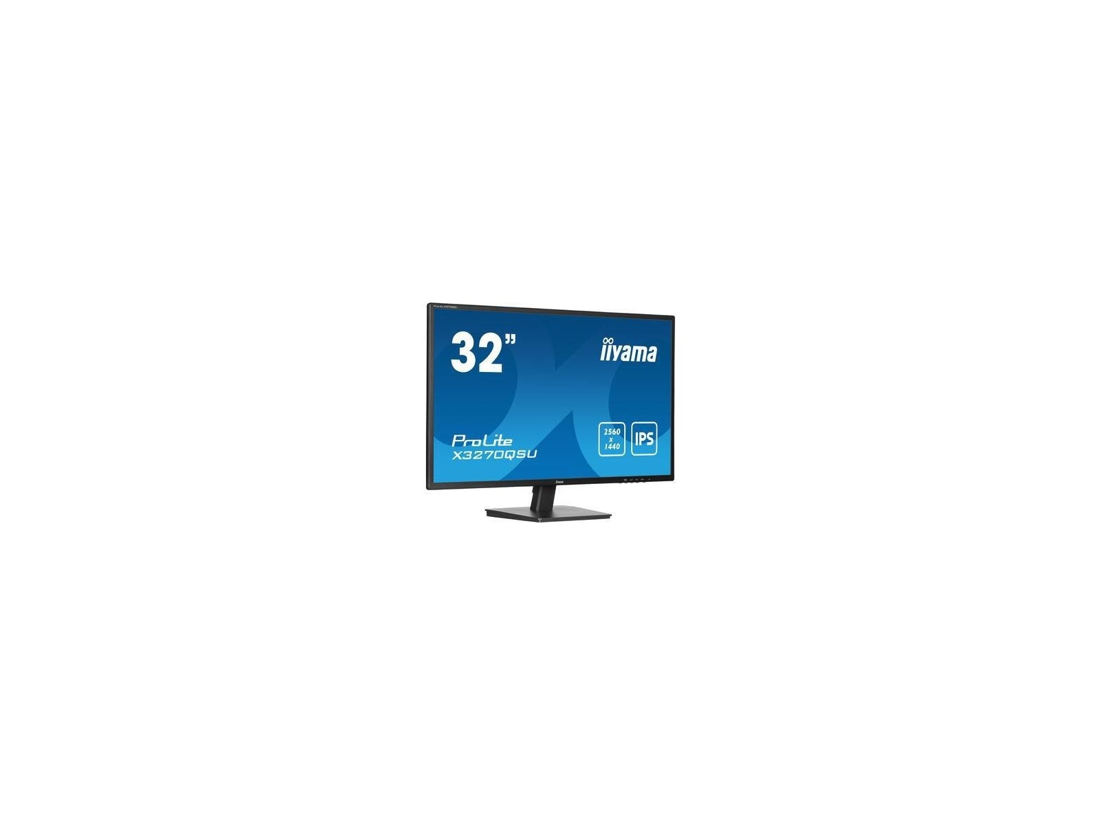 X3270QSU-B1 iiyama 32" IPS-panel, 2560x1440, 250cd/m², 3ms, Speakers, DisplayPort, 2xHDMI, USB 3x 3.2 X3270QSU-B1 iiyama 32" IPS-panel, 2560x1440, 250cd/m², 3ms, Speakers, DisplayPort, 2xHDMI, USB 3x 3.2