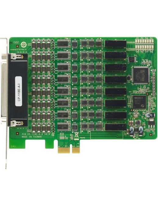 47529 Moxa 8 PORT RS-232/422/485 ASYNC PC CP-118E-A-I W/O CABLE
