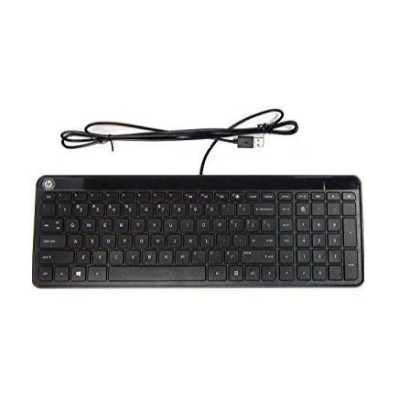 801526-271 HP Multimedia Wired Keyboard, Black