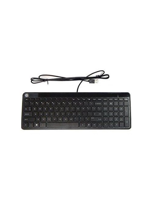 801526-271 HP Multimedia Wired Keyboard, Black