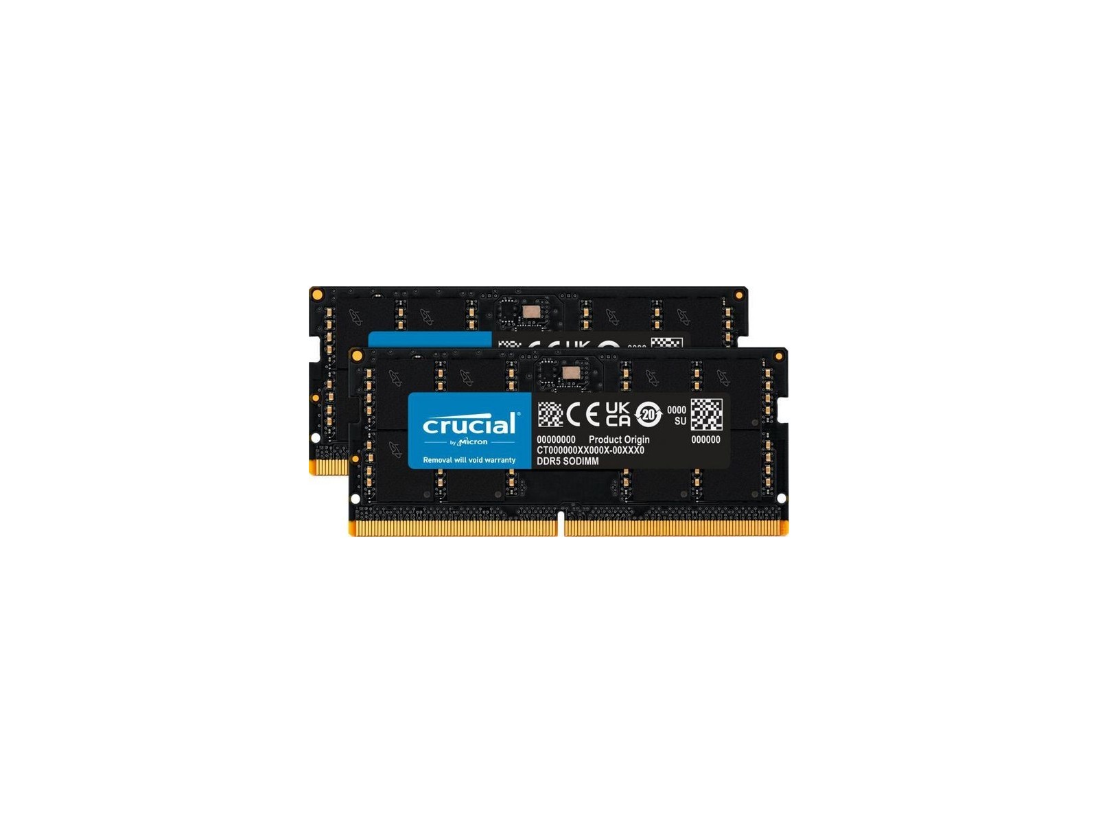 CT2K32G48C40S5 Crucial Memory Module 64 Gb 2 X 32 Gb Ddr5 4800 Mhz CT2K32G48C40S5 Crucial Memory Module 64 Gb 2 X 32 Gb Ddr5 4800 Mhz
