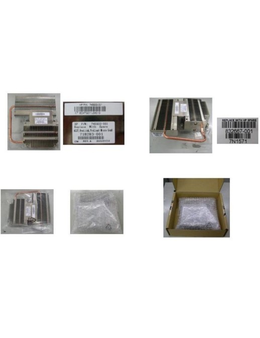 832667-001 Hewlett Packard Enterprise Heatsink 65W use with ProLiant Microserver