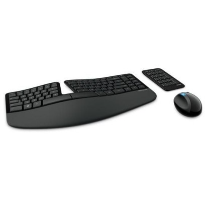 L5V-00006 Microsoft Sculpt Ergonomic Desktop, 2.4GHz, USB, UK