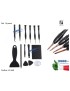 JF-668 Cacciaviti di Precisione JIAFA JF-668 [Set 14 pezzi] Esagonali Torx mini Stella Kit Atrezzi per Riparazione Cellulari ...