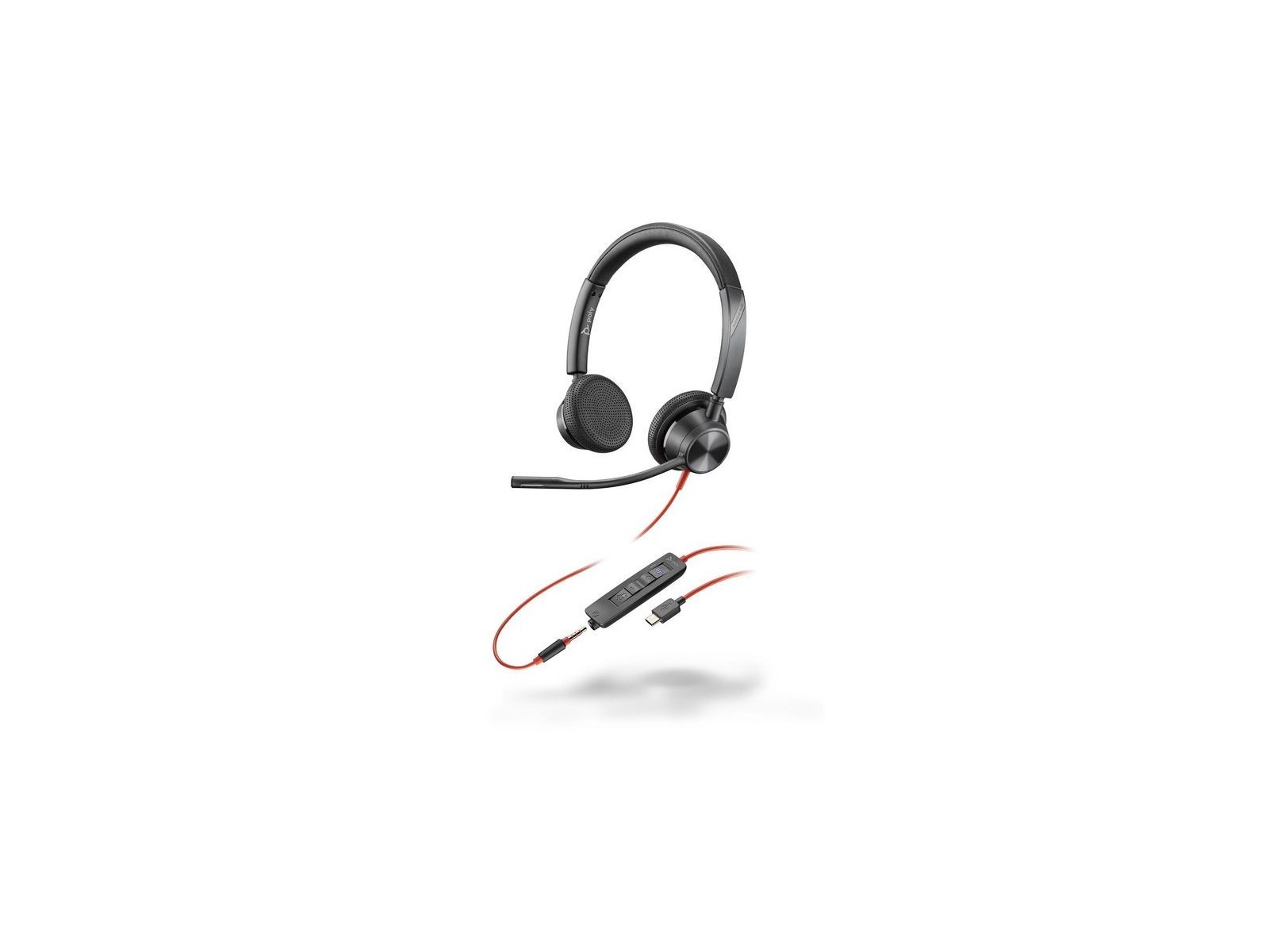 76J23AA HP Blackwire 3325 Microsoft Teams Certified USB-C Headset 214017-101 76J23AA HP Blackwire 3325 Microsoft Teams Certified USB-C Headset 214017-101