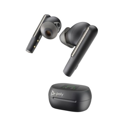 7Y8G9AA HP Voyager Free 60+ UC M Carbon Black Earbuds +BT700 USB-A Adapter +Touchscreen Charge Case 216066-01
