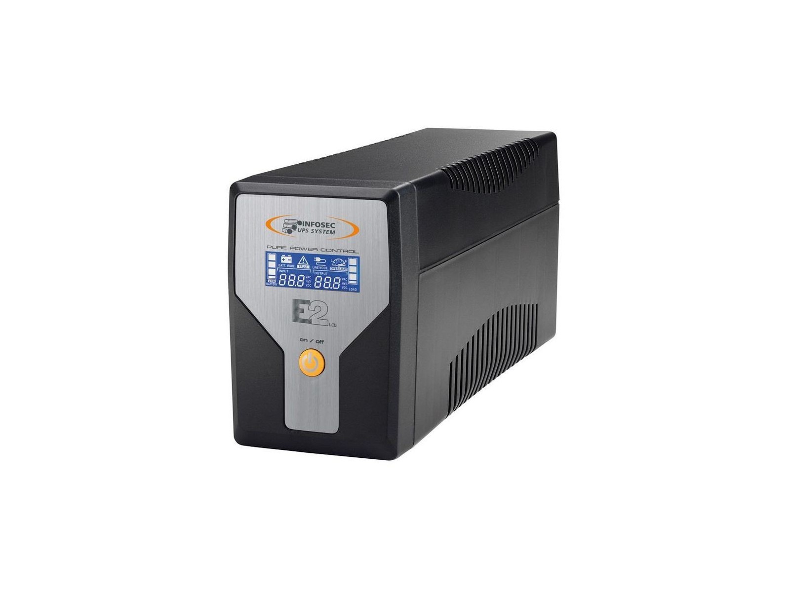 65348 Infosec On Line Performance UPS 600 VA 4 IEC outlets -- 3-year warranty -- TUPSE2LCD600 65348 Infosec On Line Performance UPS 600 VA 4 IEC outlets -- 3-year warranty -- TUPSE2LCD600