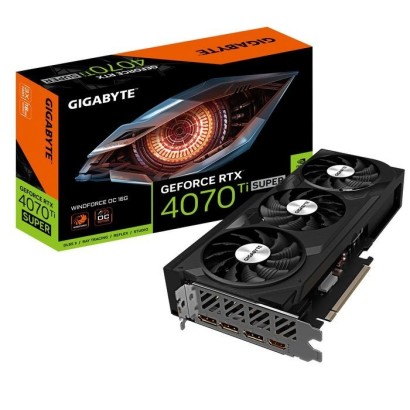 GV-N407TSWF3OC-16GD Gigabyte Geforce Rtx 4070 Ti Super Windforce Oc 16G Nvidia 16 Gb Gddr6X