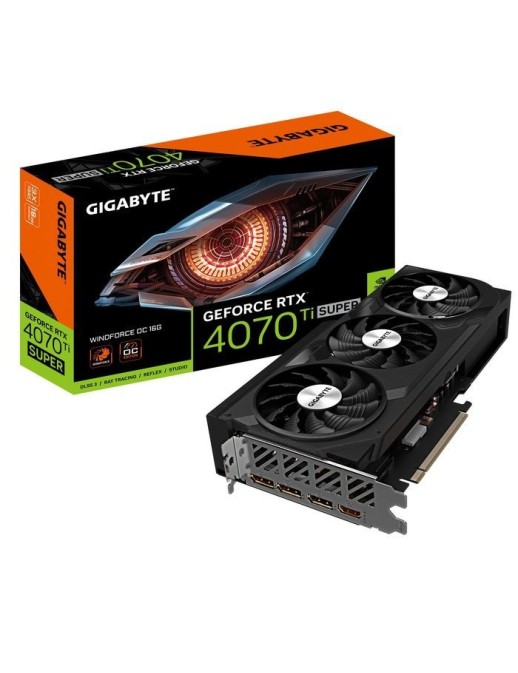GV-N407TSWF3OC-16GD Gigabyte Geforce Rtx 4070 Ti Super Windforce Oc 16G Nvidia 16 Gb Gddr6X