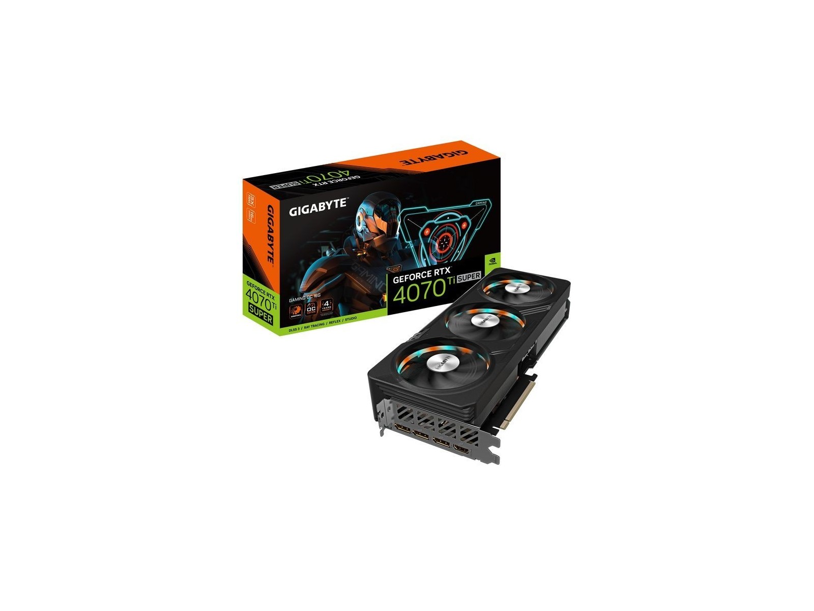 GV-N407TSGAMING OC-16GD Gigabyte Gaming Geforce Rtx 4070 Ti Super Oc 16G Nvidia 16 Gb Gddr6X GV-N407TSGAMING OC-16GD Gigabyte Gaming Geforce Rtx 4070 Ti Super Oc 16G Nvidia 16 Gb Gddr6X