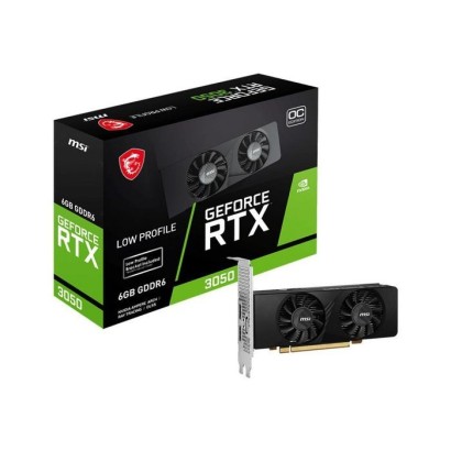 GEFORCE RTX 3050 LP 6G OC MSI Graphics Card Nvidia 6 Gb Gddr6