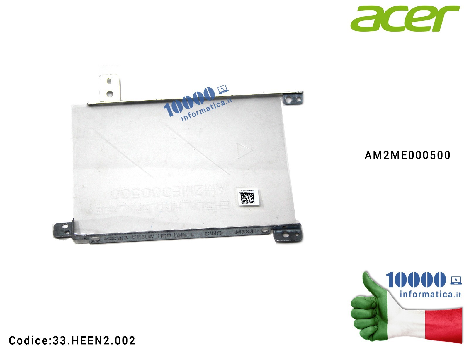 33.HEEN2.002 Supporto Hard Disk Brackets HDD ACER Aspire A315-42 A315-42G A315-54 A315-54K A515-43 A515-43G Extensa 215-51 21... 33.HEEN2.002 Supporto Hard Disk Brackets HDD ACER Aspire A315-42 A315-42G A315-54 A315-54K A515-43 A515-43G Extensa 215-51 21...