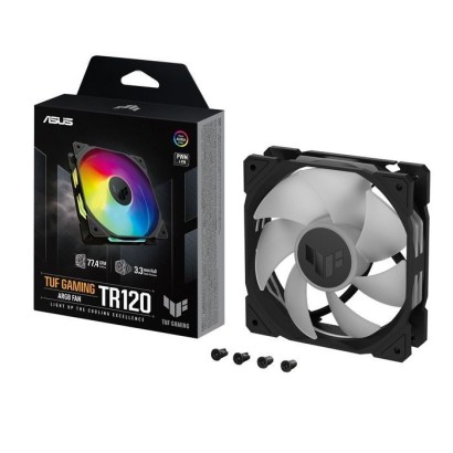 90DA0090-B09000 Asus Tuf Gaming Tr120 Argb Fan - Single Pack Computer Case 12 Cm Black