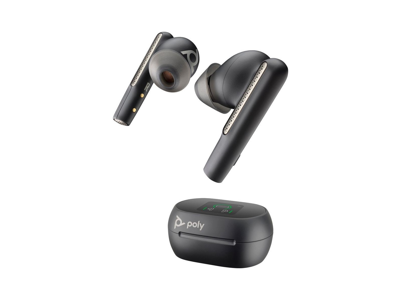 7Y8H0AA HP Voyager Free 60+ UC M Carbon Black Earbuds +BT700 USB-C Adapter +Touchscreen Charge Case 216066-02 7Y8H0AA HP Voyager Free 60+ UC M Carbon Black Earbuds +BT700 USB-C Adapter +Touchscreen Charge Case 216066-02
