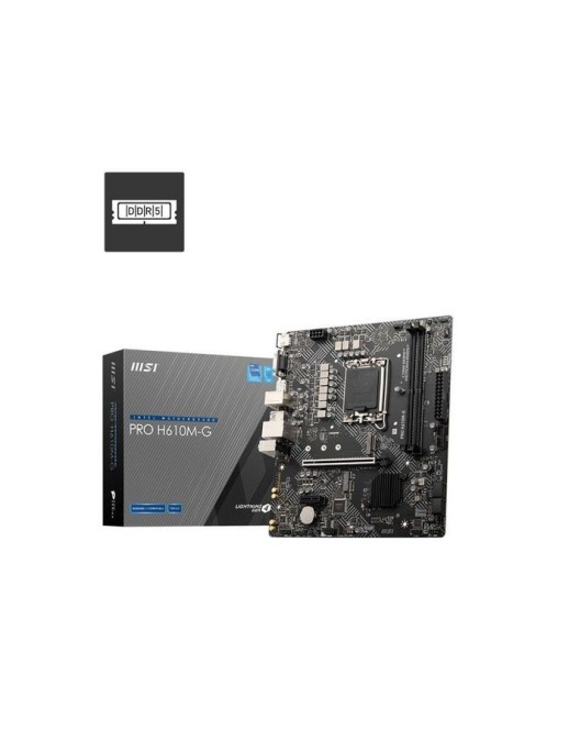 7D46-075R MSI Pro H610M-G Motherboard Intel H610 Lga 1700 Micro Atx