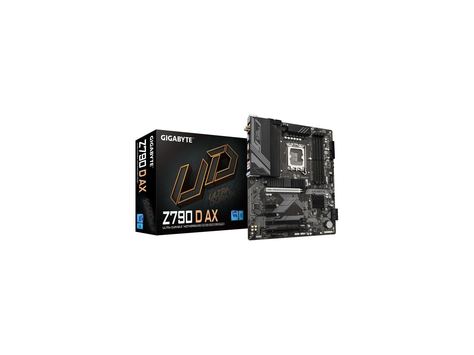 Z790 D AX Gigabyte Motherboard - Supports Intel Core 14Th Gen Cpus, 12+1+1 Phases Digital Vrm, Up To 7600Mhz Ddr5 (Oc), 3Xpcie 4 Z790 D AX Gigabyte Motherboard - Supports Intel Core 14Th Gen Cpus, 12+1+1 Phases Digital Vrm, Up To 7600Mhz Ddr5 (Oc), 3Xpcie 4