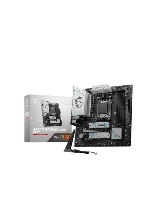 B650M GAMING PLUS WIFI MSI Motherboard Amd B650 Socket Am5 Micro Atx