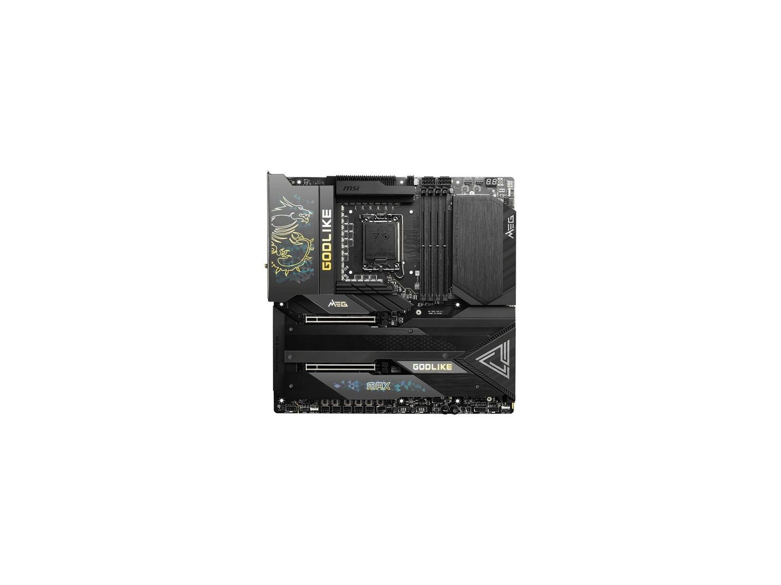 MEG Z790 GODLIKE MAX MSI Motherboard Intel Z790 Lga 1700 Extended Atx MEG Z790 GODLIKE MAX MSI Motherboard Intel Z790 Lga 1700 Extended Atx