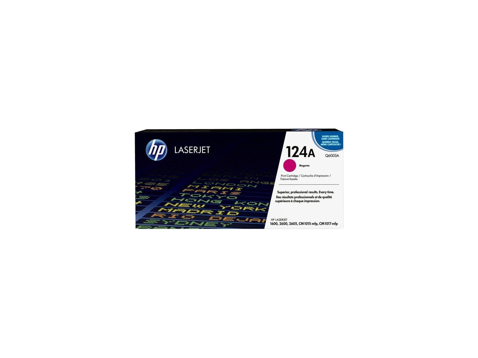 Q6003A HP 124A Magenta Original LaserJet Toner Cartridge HPQ6003A Q6003A HP 124A Magenta Original LaserJet Toner Cartridge HPQ6003A