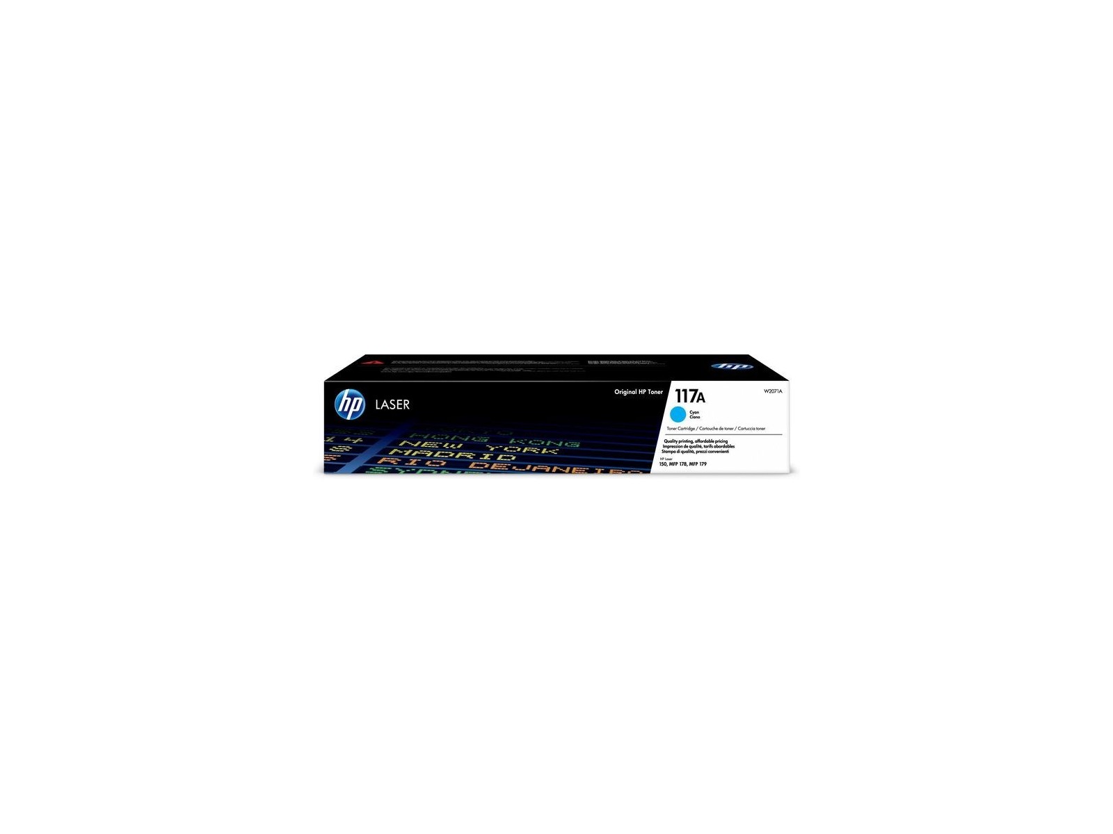 W2071A HP 117A Cyan Original Laser Toner Cartridge 1070865 W2071A HP 117A Cyan Original Laser Toner Cartridge 1070865
