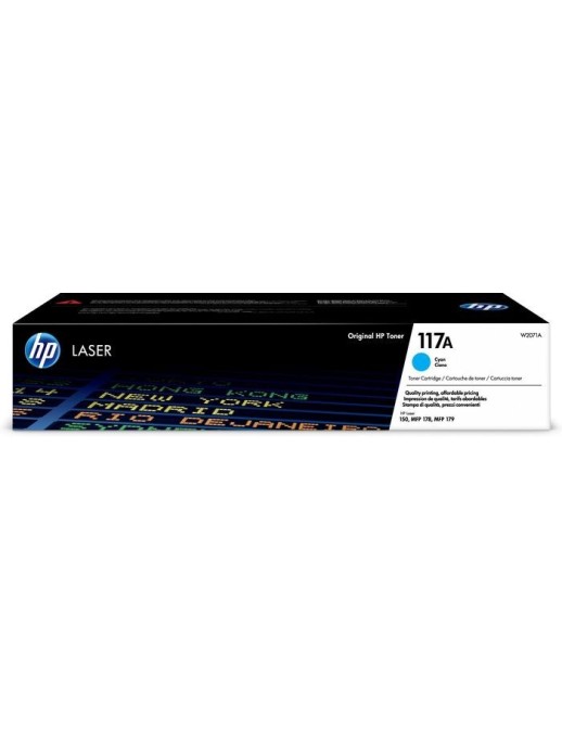 W2071A HP 117A Cyan Original Laser Toner Cartridge 1070865