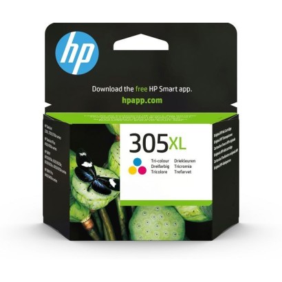 3YM63AE HP 305Xl High Yield Tri-Color Original Ink Cartridge
