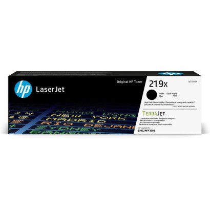W2190X HP 219X High Yield Black Original Laserjet Toner Cartridge
