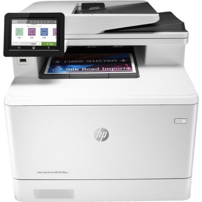 W1A78A HP Color Laserjet Pro Mfp M479Fnw, Print, Copy, Scan, Fax, Email, Scan To Email/Pdf 50-Sheet Uncurled Adf